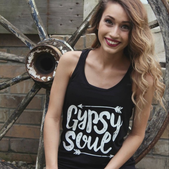 ♥️Gypsy Soul Razor Tank♥️ - Picture 1 of 2